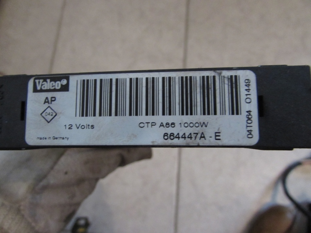 Incalzitor electric Renault Megane II 20