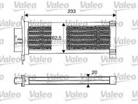 Incalzitor independent autovehicul PEUGEOT 207 (WA, WC) (2006 - 2016) VALEO 812235 piesa NOUA