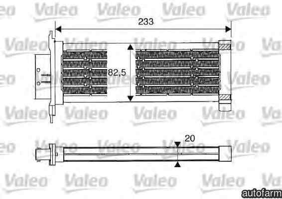 Incalzitor independent autovehicul PEUGEOT 207 Van VALEO 812235