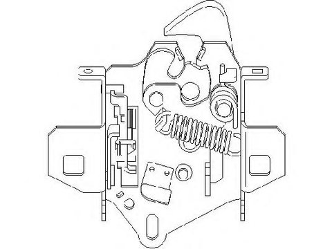 Inchizator capota motor VW PASSAT limuzina (3B2), VW PASSAT Variant (3B5) - TOPRAN 109 793