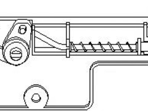 Incuietoare torpedou VW GOLF Mk III (1H1), VW GOLF Mk III Estate (1H5), VW JETTA III (1H2) - TOPRAN 109 078