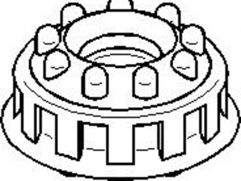 Inel, rulment sarcina amortizor AUDI 500 (44, 44Q, C3), AUDI 100 limuzina (4A, C4), AUDI 5000 combi (44, 44Q, C3) - TOPRAN 107 093