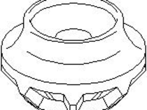 Inel, rulment sarcina amortizor SKODA FELICIA (6U1), SKODA FELICIA Mk II (6U1), SKODA FELICIA Mk II combi (6U5) - TOPRAN 112 140