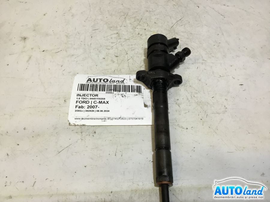 Injector 0445110259 1.6 TDCI Ford C-MAX 2007