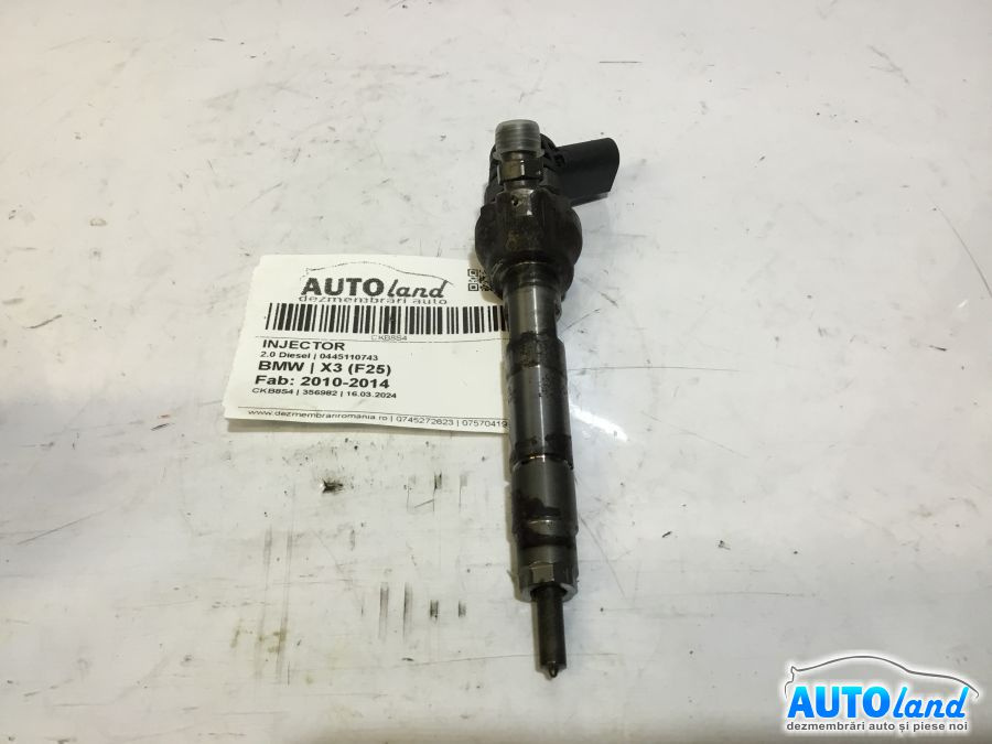 Injector 0445110743 2.0 Diesel BMW X3 F25 2010-2014