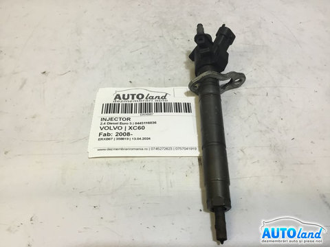 Injector 0445116036 2.4 Diesel Euro 5 Volvo XC60 2008