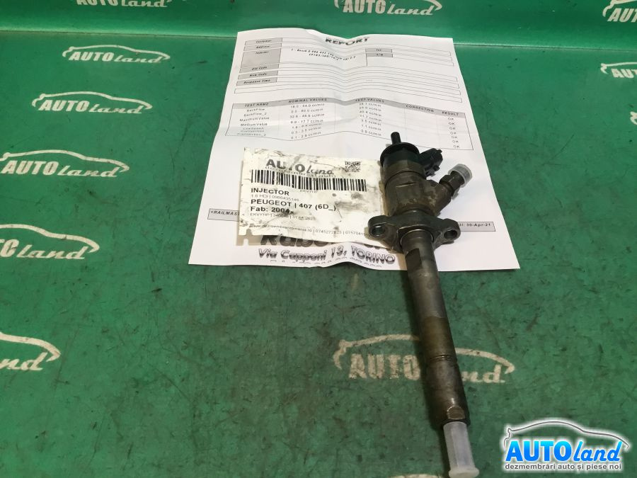 Injector 0986435146 1.6 HDI Peugeot 407 6D 2004