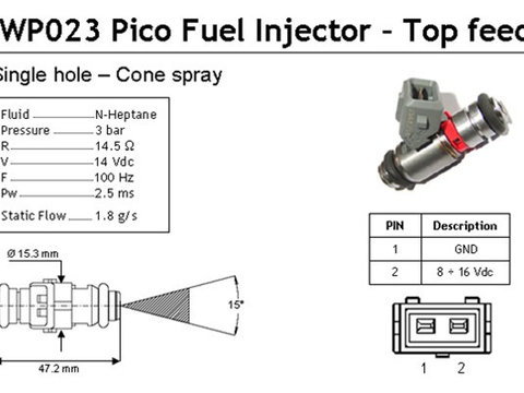 Injector (214310002310 MAGNETI MARELLI) FIAT,SEAT,SKODA,VW