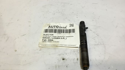 Injector 8200553570 1.5 DCI, Euro 3,delp