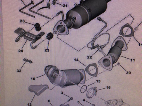 INJECTOR AER FILTRU PARTICULE PEUGEOT BOXER ,CITROEN JUMPER EURO 5 AN 2012-2015 ORIGINAL COD 9676829580