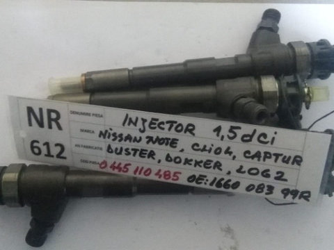 Injector NISSAN NOTE - 1.5 dci