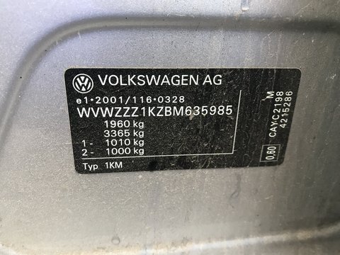 INJECTOR VW GOLF 6 1.6 DIESEL COD MOTOR CAYC