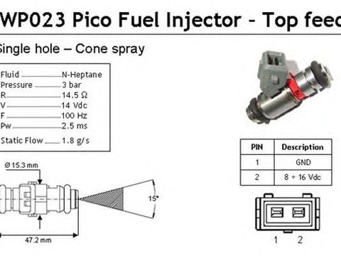 Injector VW POLO 6N1 MAGNETI MARELLI 214310002310