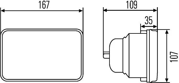 Insertie, far dreapta HELLA JOHN DEERE Series 6010 1997-2004 - 1AB 003 177-001