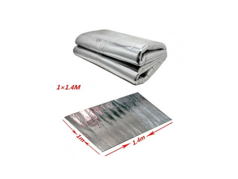 Insonorizant aluminiu cu adeziv grosime 20mm, 1,4mx1m Cod: 025-20