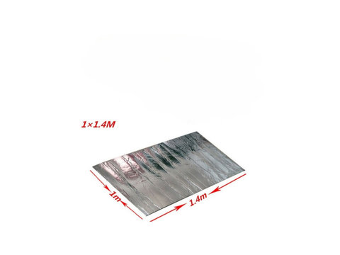 Insonorizant aluminiu grosime 6mm, 1.4mx1m cu adeziv ERK AL-300423-1