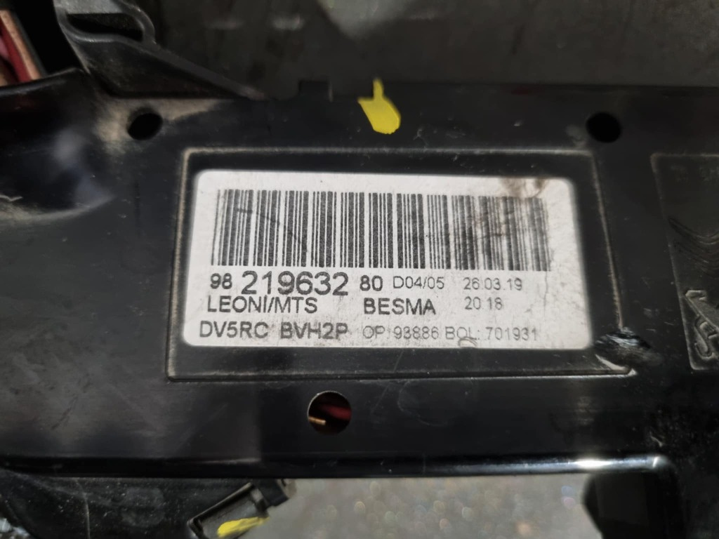 Instalatie electrica motor 9821963280 Pe