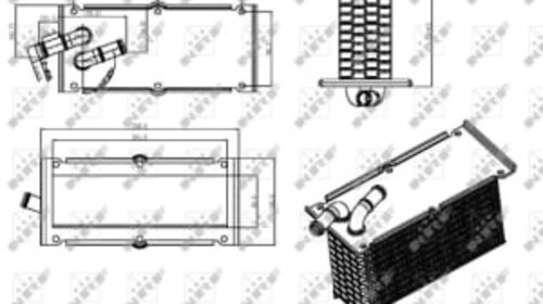 Intercooler AUDI A1, A3, A4 B7, SEAT IBIZA IV, IBIZA IV SC, IBIZA IV ST, LEON, TOLEDO IV, SKODA FABIA II, OCTAVIA II, RAPID, ROOMSTER, ROOMSTER PRAKTIK, YETI, VW BEETLE 1.2-2.0 11.04-