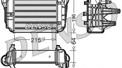 Intercooler AUDI A4 8E2 B6 DENSO DIT02002 PieseDeT