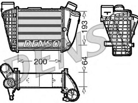 Intercooler AUDI A4 8E2 B6 DENSO DIT02004