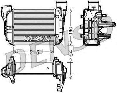 Intercooler AUDI A4 8EC B7 DENSO DIT02002