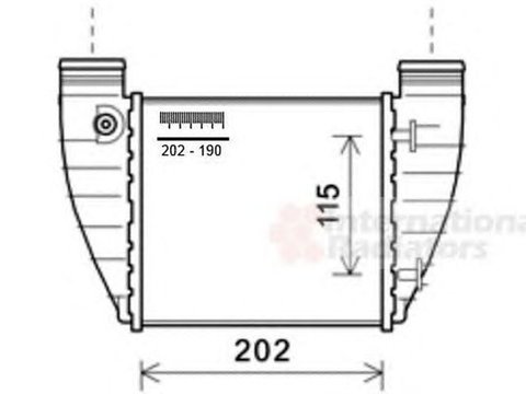 Intercooler AUDI A4 8EC B7 VAN WEZEL 03004345
