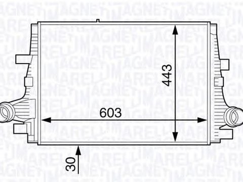 Intercooler AUDI A4 Avant 8D5 B5 MAGNETI MARELLI 351319202100