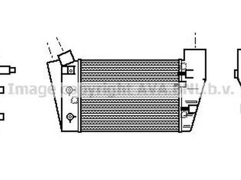 Intercooler AUDI A4 Avant 8E5 B6 AVA I4188