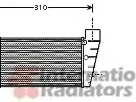 Intercooler AUDI A4 Avant 8E5 B6 VAN WEZEL 03004248