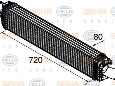 Intercooler AUDI A4 Avant 8K5 B8 HELLA 8ML 376 746-181