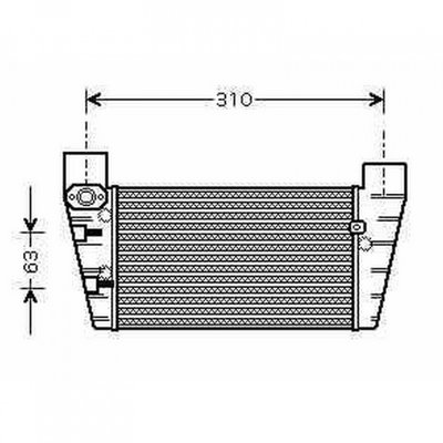 INTERCOOLER AUDI A4 B6 2000->2004 Radiator inte