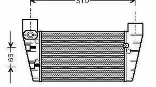 INTERCOOLER AUDI A4 B6 2000->2004 Radiat