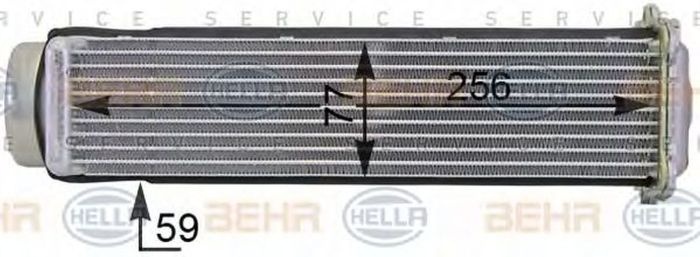 Intercooler AUDI A6 4G2 C7 4GC HELLA 8ML376701291