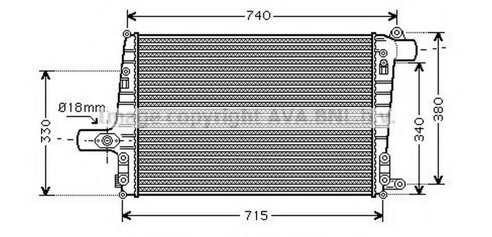 Intercooler AUDI A6 Avant 4B5 C5 AVA I4259
