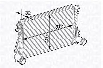 Intercooler AUDI A6 Avant 4B5 C5 MAGNETI MARELLI 3