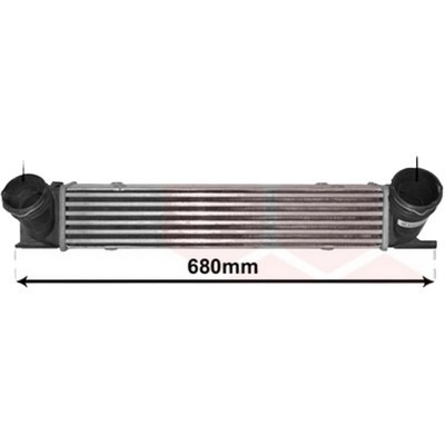Intercooler BMW 1 E81 2006->2011, 1 Cabriolet E88 2007->2013, 1 Coupe E82 2007->2012, 1 E87 2004->2011 pentru 120 d, perioada 2004 2005 2006 2007 2008 2009 2010 2011 2012 2013 PIESA NOUA grosime mm 105, cu cupla rapida, diametru admisie mm 70, diamet