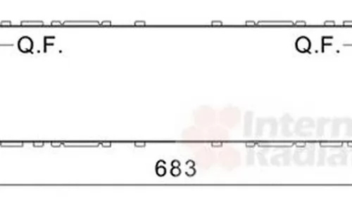 Intercooler BMW 2 cupe F22 F87 VAN WEZEL 06004464 PieseDeTop