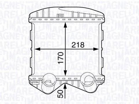 Intercooler BMW 5 Touring E34 MAGNETI MARELLI 351319202340