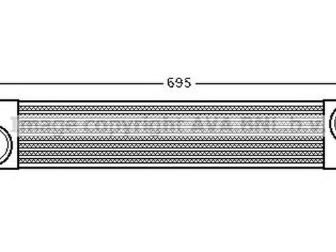 Intercooler BMW 6 E63 AVA BW4375