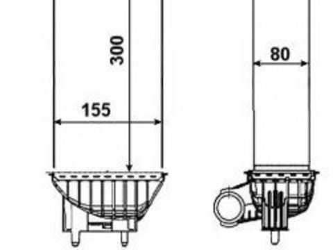 Intercooler CITROËN C4 II (B7) (2009 - 2016) NRF 30462