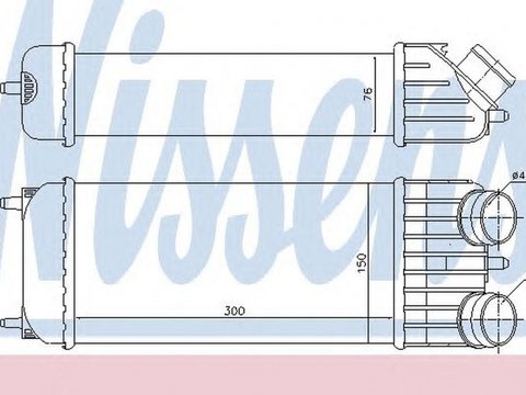 Intercooler CITROEN C3 Picasso NISSENS 96516
