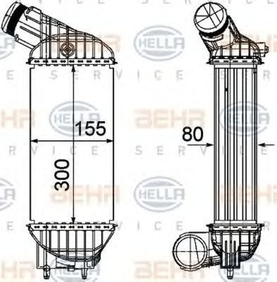 Intercooler CITROEN C4 Grand Picasso I UA HELLA 8ML376746591
