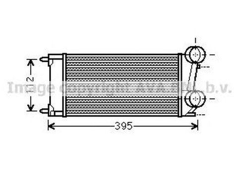 Intercooler CITROEN C4 II B7 AVA PE4343