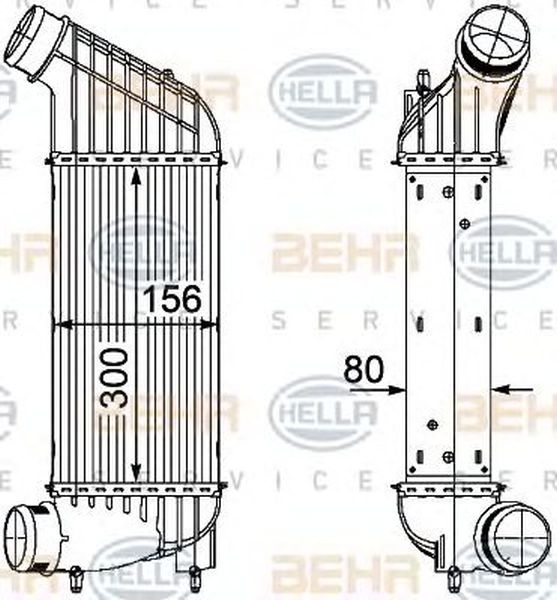 Intercooler CITROEN JUMPY HELLA 8ML 376 746-361