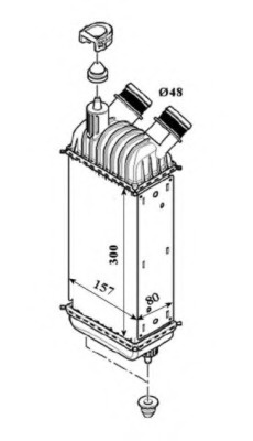 Intercooler compresor 30193 NRF pentru CitroEn Dis