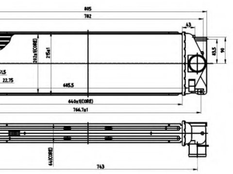 Intercooler compresor 30310 NRF pentru Mercedes-benz Sprinter Vw Crafter