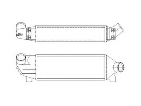 Intercooler compresor 30886 NRF pentru Ford Transit