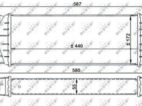 Intercooler compresor 30927 NRF