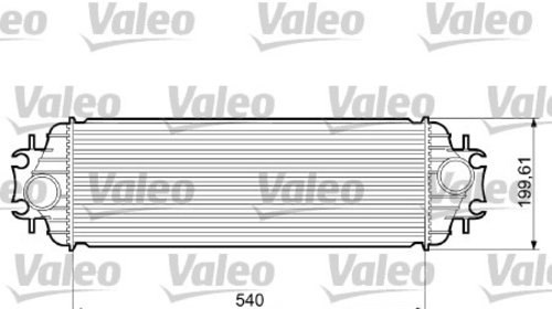 Intercooler, compresor (817554 VALEO) NI