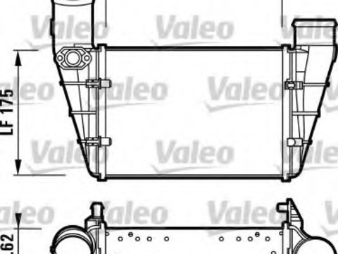 Intercooler compresor 817625 VALEO pentru Audi A4 Vw Passat Audi A6